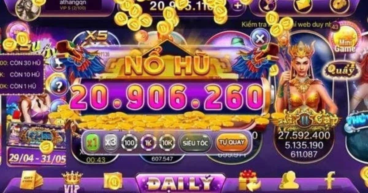 Phần thưởng hấp dẫn nhất khi tham gia vào game nổ hũ